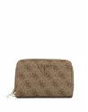 Portafoglio Donna Guess modello LAUREL Cuoio o Beige