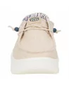 Scarpa Donna Hey Dude in tessuto HD41946 Beige o Bianco