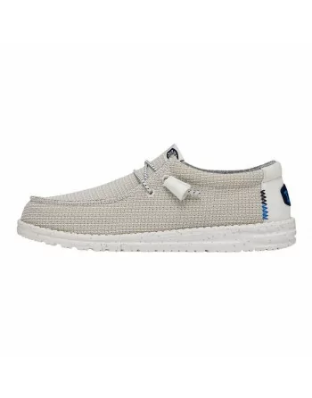 Scarpa Uomo Hey Dude in tessuto HD40403 Beige o Navy o Grigio