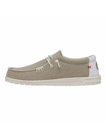 Scarpa Uomo Hey Dude in tessuto HD40003 Beige o Army