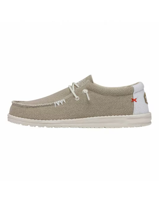 Scarpa Uomo Hey Dude in tessuto HD40003 Beige o Army