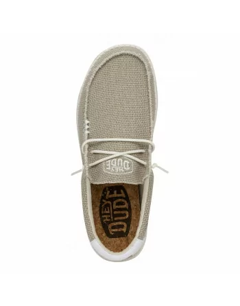 Scarpa Uomo Hey Dude in tessuto HD40003 Beige o Army