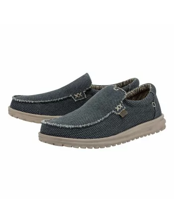 Scarpa Uomo Hey Dude in tessuto HD40124 Beige o Blu