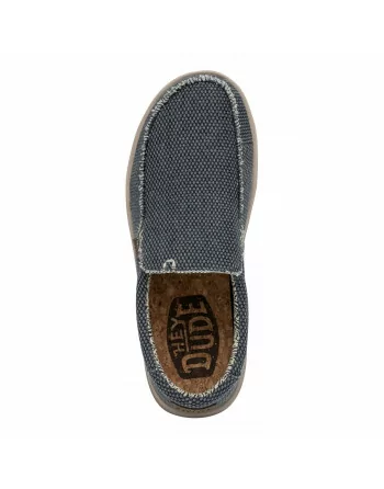 Scarpa Uomo Hey Dude in tessuto HD40124 Beige o Blu