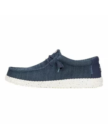 Scarpa Uomo Hey Dude in tessuto HD41898 Blu