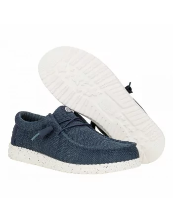 Scarpa Uomo Hey Dude in tessuto HD41898 Blu