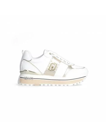 Sneakers Donna Liu.Jo BF4003P0102 in Pelle Bianco MAXI WONDER 71