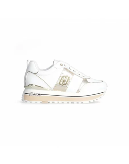 Sneakers Donna Liu.Jo BF4003P0102 in Pelle Bianco MAXI WONDER 71
