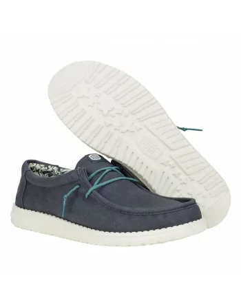 Scarpa Uomo Hey Dude in tessuto HD41873 Blu