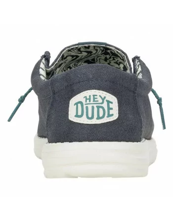 Scarpa Uomo Hey Dude in tessuto HD41873 Blu