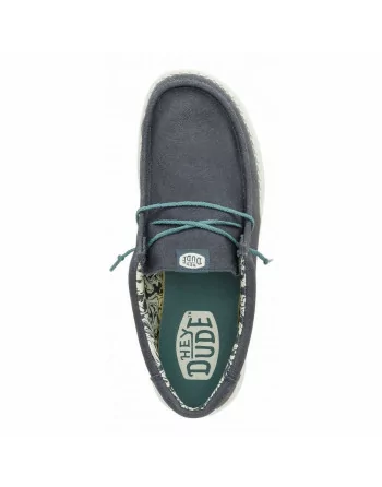 Scarpa Uomo Hey Dude in tessuto HD41873 Blu
