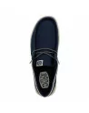 Scarpa Uomo Hey Dude in tessuto HD40715 BluSneakers Wally Letterman - navy e grigio