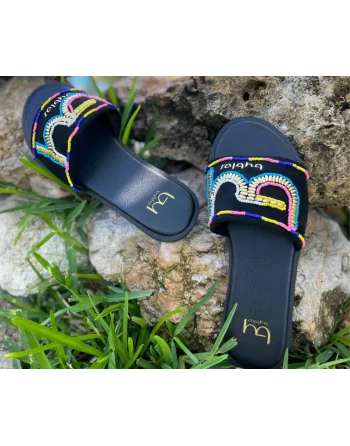 Ciabatta Donna Byblos Modello ORIONS con Pietre in Rilievo