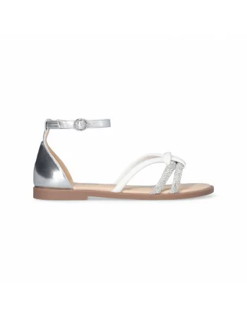 Sandalo Donna Liu.Jo Modello AMIRA 931 in Pelle 4A5731EX307 Nero o Bianco