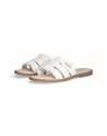 Sandalo Donna Liu.Jo Modello AMIRA 932 in Pelle 4A5733EX256 Nero Bianco