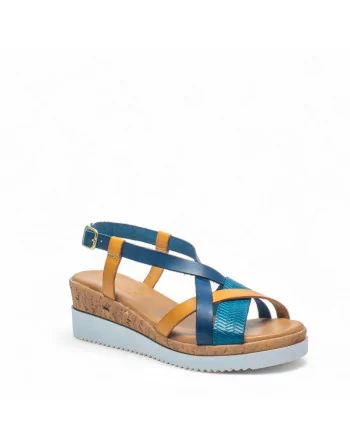 Sandali Donna Cinzia Soft in Pelle EL2944510 Plantare Memory Foam
