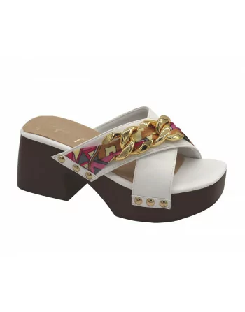 Sandalo Donna Gai Mattiolo 1051 Bianco o Beige