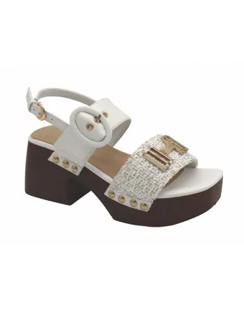 Sandalo Donna Gai Mattiolo 1052 Bianco o Cuoio