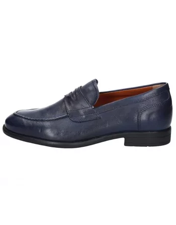 Mocassini NeroGiardini in Pelle da Uomo E302871UE Blu