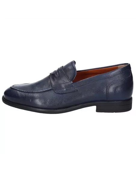 Mocassini NeroGiardini in Pelle da Uomo E302871UE Blu