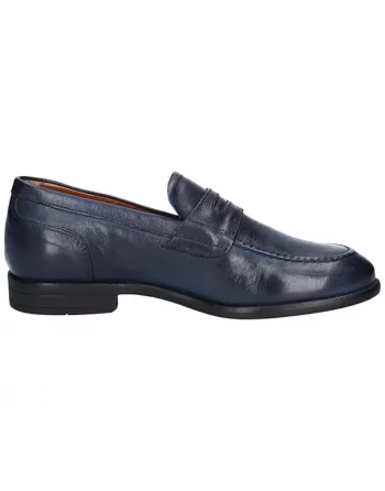Mocassini NeroGiardini in Pelle da Uomo E302871UE Blu