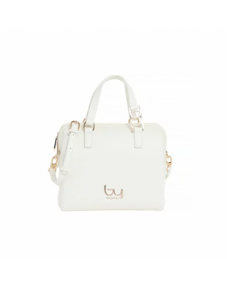 Bauletto Byblos Modello NAOS Donna in Pelle Bianco Nero o Rosa