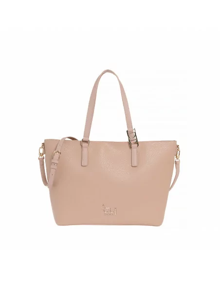 Shopper Byblos Modello NAOS Donna in Pelle Bianco Nero o Rosa