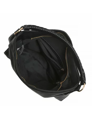 Borsa Sacca Donna Byblos Modello PAVO in Pelle Beige Nero o Cuoio