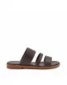 Sandali Donna FRAU in Pelle 86P0 T.Moro o Beige
