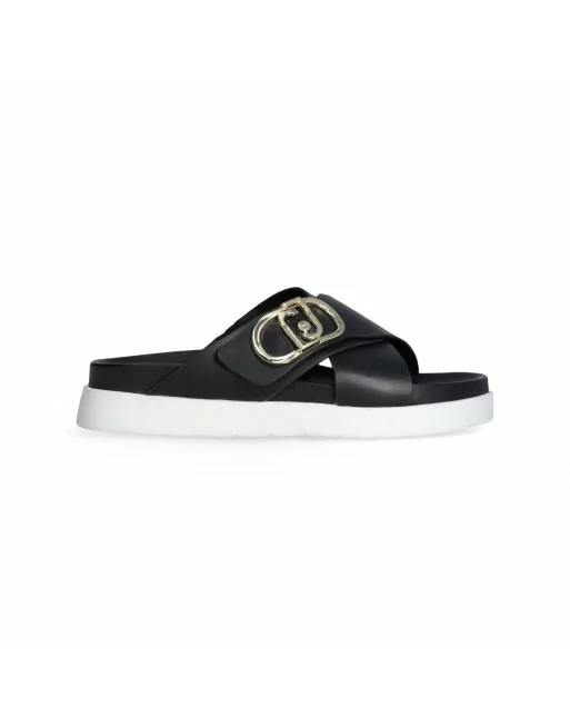 Sandalo Donna LIU.JO 4A5707P0102 Modello Penny 901 Nero o Bianco o Cuoio Sandalo Donna LIU.JO 4A5707P0102 Modello Penny 901 Nero o Bianco o Cuoio