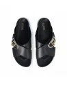 Sandalo Donna LIU.JO 4A5707P0102 Modello Penny 901 Nero o Bianco o Cuoio