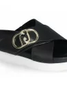 Sandalo Donna LIU.JO 4A5707P0102 Modello Penny 901 Nero o Bianco o Cuoio