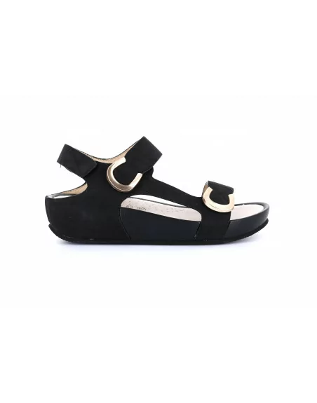 Sandali Donna Grunland 1057 modello DIRA in Nabuk Nero