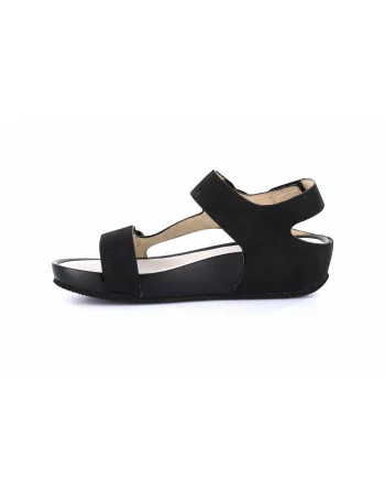 Sandali Donna Grunland 1057 modello DIRA in Nabuk Nero
