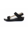 Sandali Donna Grunland 1057 modello DIRA in Nabuk Nero