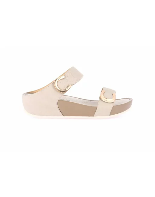 Sandali Donna Grunland 2577 modello DIRA in Nabuk Nero o Cuoio o Beige