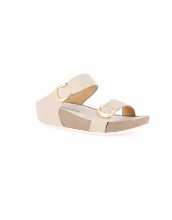 Sandali Donna Grunland 2577 modello DIRA in Nabuk Nero o Cuoio o Beige