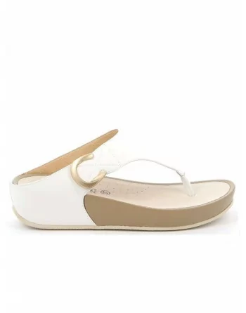 Sandali Donna Grunland 2578 modello DIRA in Nabuk Nero o Cuoio o Bianco