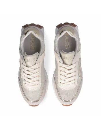 Sneakers Donna Liu.Jo BA5001PX6010 Modello LOLO 17 Beige o Bianco