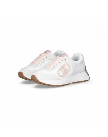 Sneakers Donna Liu.Jo BA5001PX003 Modello LOLO 17 Bianco Rosa