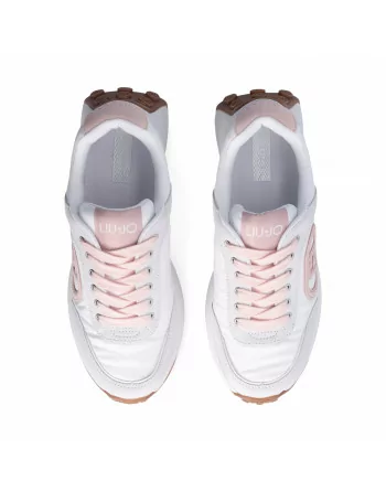 Sneakers Donna Liu.Jo BA5001PX003 Modello LOLO 17 Bianco Rosa