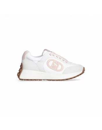 Sneakers Donna Liu.Jo BA5001PX003 Modello LOLO 17 Bianco Rosa