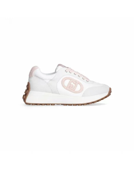 Sneakers Donna Liu.Jo BA5001PX003 Modello LOLO 17 Bianco Rosa