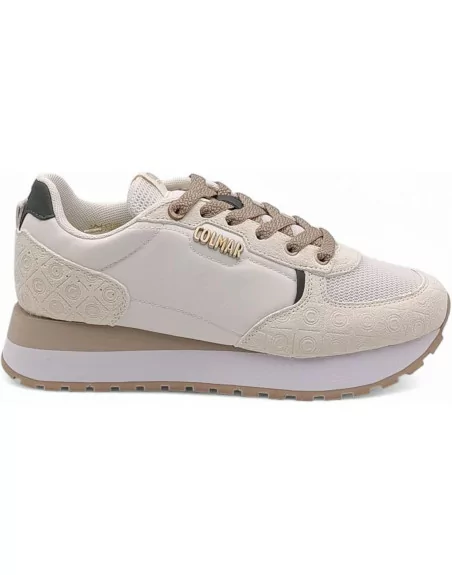 Colmar Sneakers Donna Travis Impact 123 in Tessuto Beige