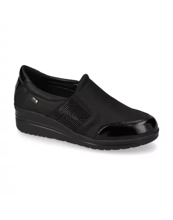Mocassini Donna Valleverde in Pelle VD200AF Nero