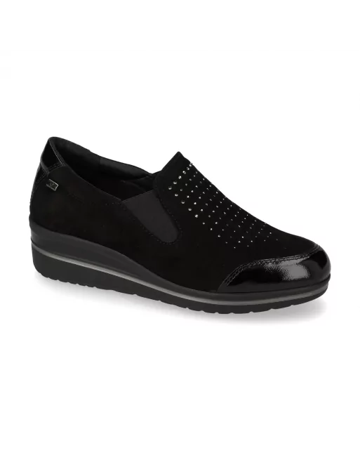 Valleverde Mocassini Donna VD213F in camoscio nero – Scarpe eleganti e comode Made in Italy Valleverde Mocassini Donna VD213F in camoscio nero – Scarpe eleganti e comode Made in Italy