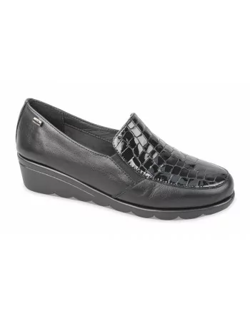 Mocassini Donna Valleverde in Pelle VS10301E Nero