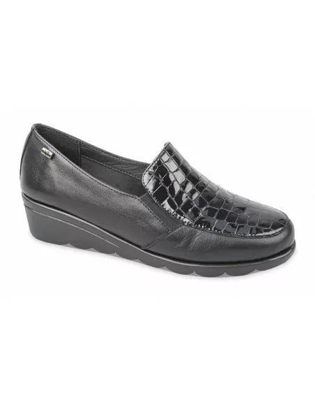 Mocassini Donna Valleverde in Pelle VS10301E Nero