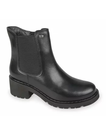 Tronchetti Donna Valleverde 17121 Pelle Nero o Marrone Calzature Casual