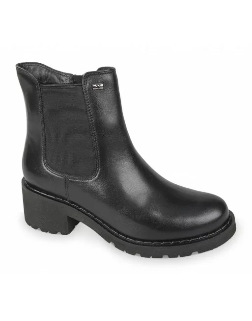 Tronchetti Donna Valleverde 17121 Pelle Nero o Marrone Calzature Casual